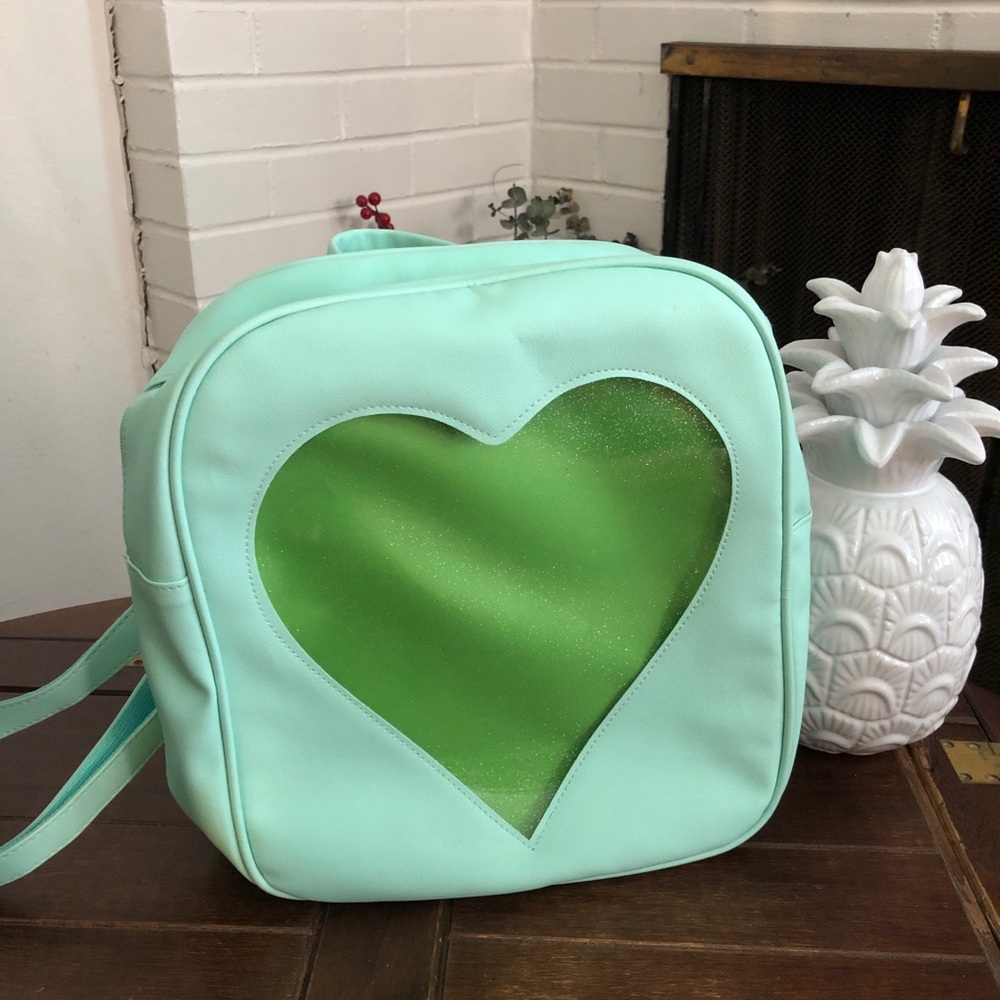 Japanese Ita Bag, transparent backpack, Green